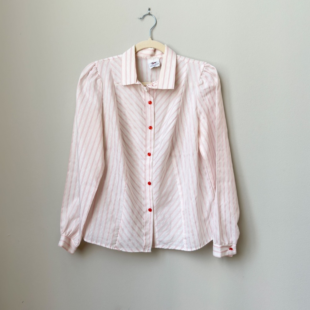 Women's Vintage Americana Topson Downs Blouse, Size L